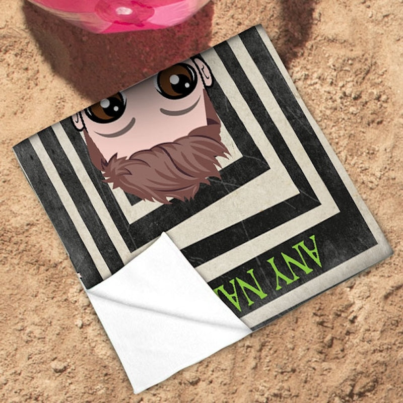 Jnr Boys Freaky Funky Box Beach Towel - Image 2