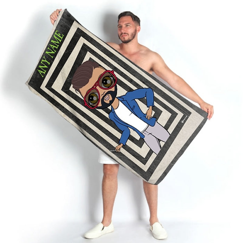 MrCB Freaky Funky Box Beach Towel - Image 1