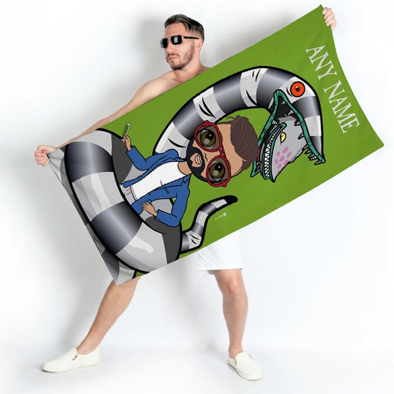 MrCB Sinister Striped Snake Beach Towel - Image 2