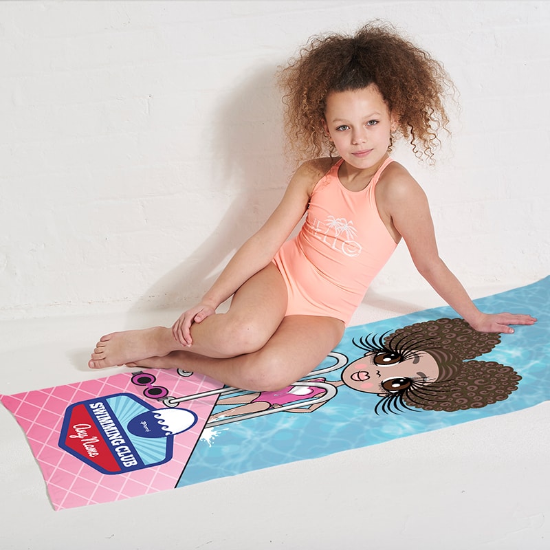 ClaireaBella Girls Poolside Swimming Towel