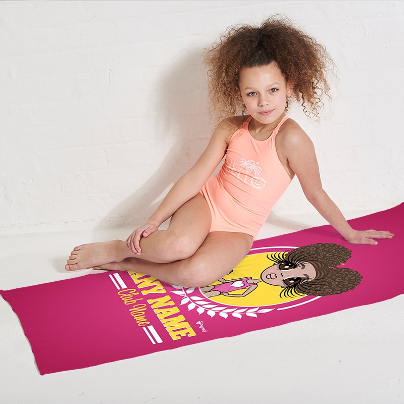 ClaireaBella Girls Varsity Swimming Towel