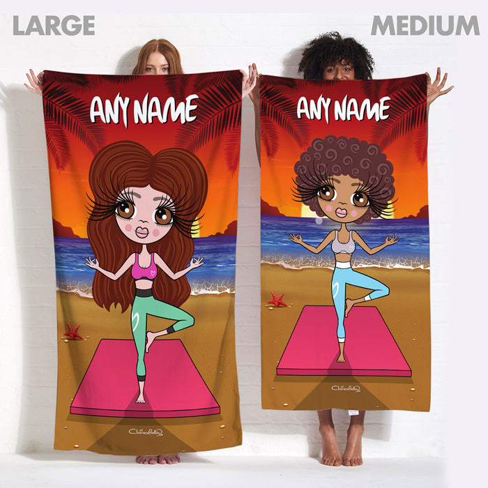 ClaireaBella Yoga Beach Towel