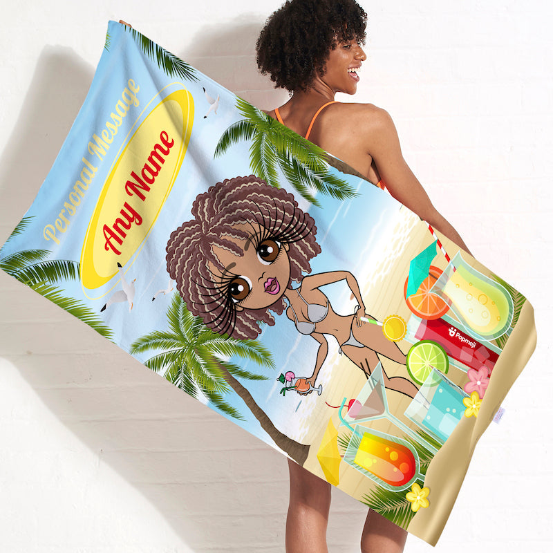 ClaireaBella Beach Cocktail Party Beach Towel