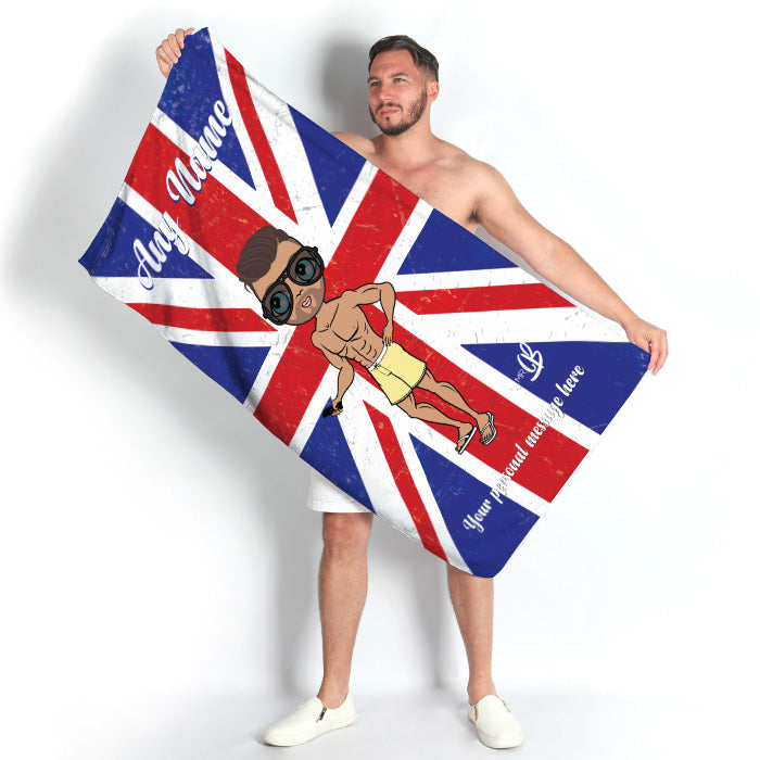 MrCB Union Jack Beach Towel