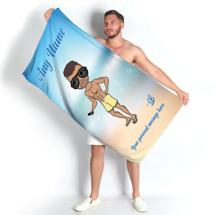 MrCB Beach Colours Beach Towel