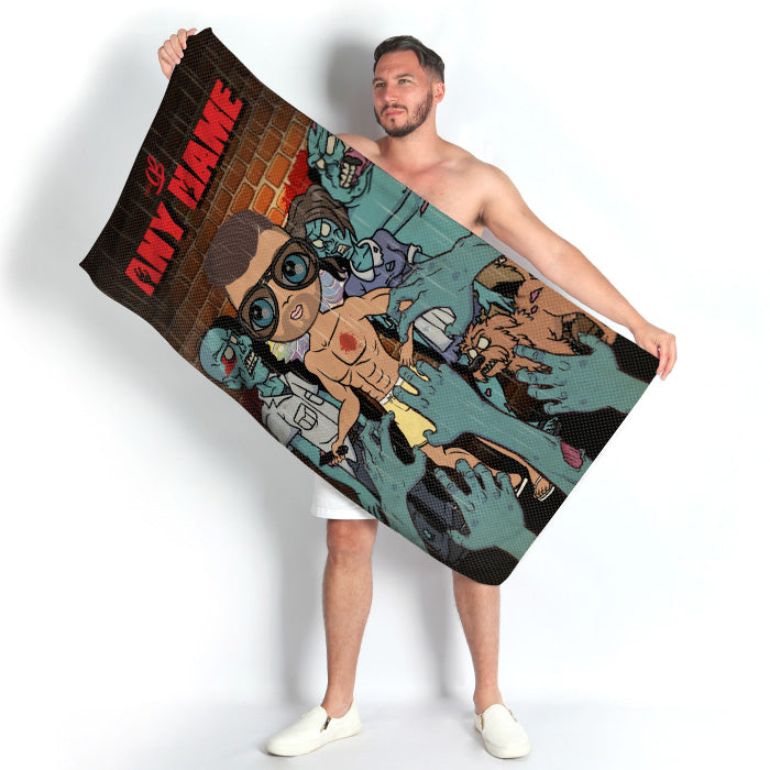 MrCB Zombie Beach Towel