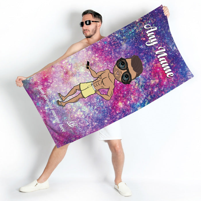 MrCB Glitter Effect Beach Towel