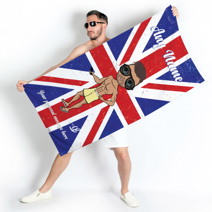 MrCB Union Jack Beach Towel