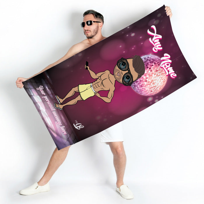 MrCB Disco Diva Beach Towel