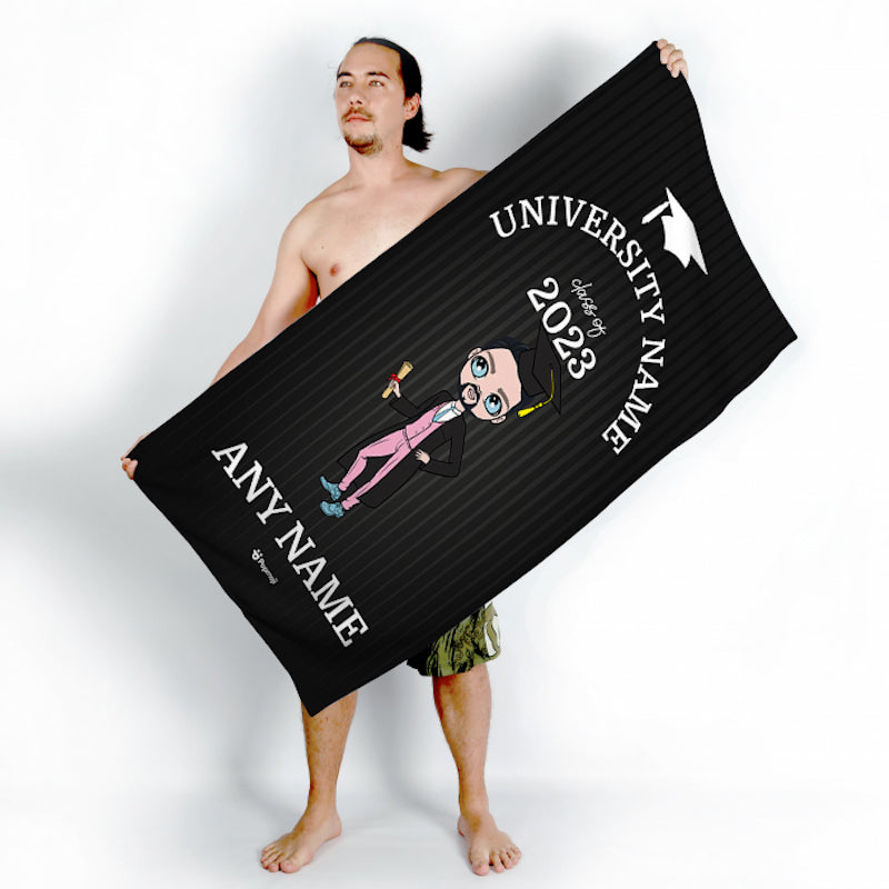 MrCB Graduation Class Beach Towel