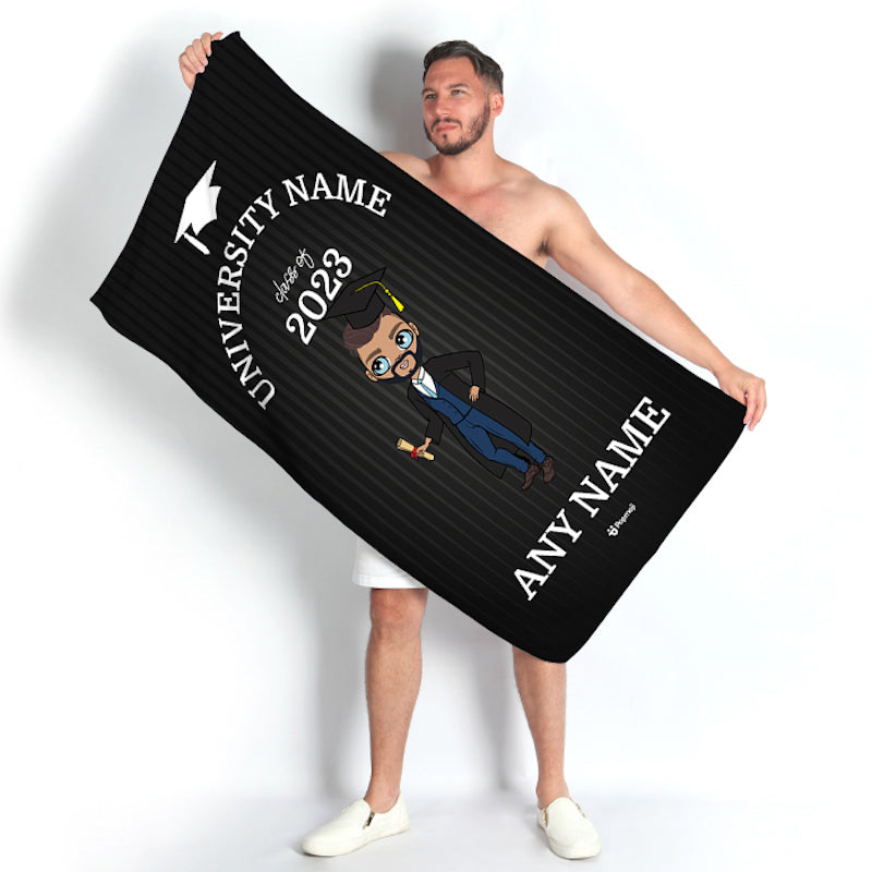 MrCB Graduation Class Beach Towel