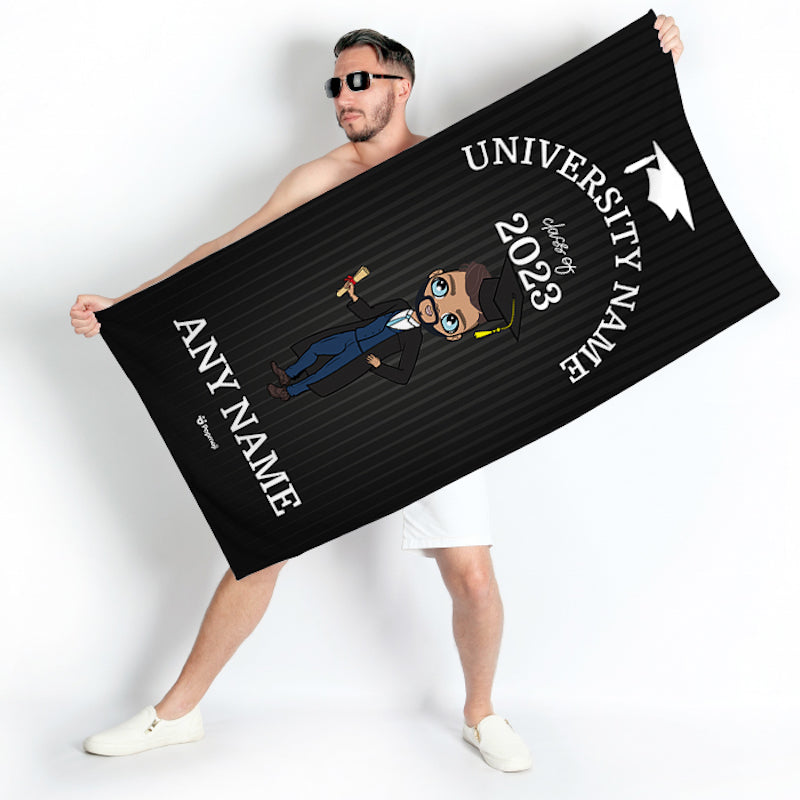 MrCB Graduation Class Beach Towel