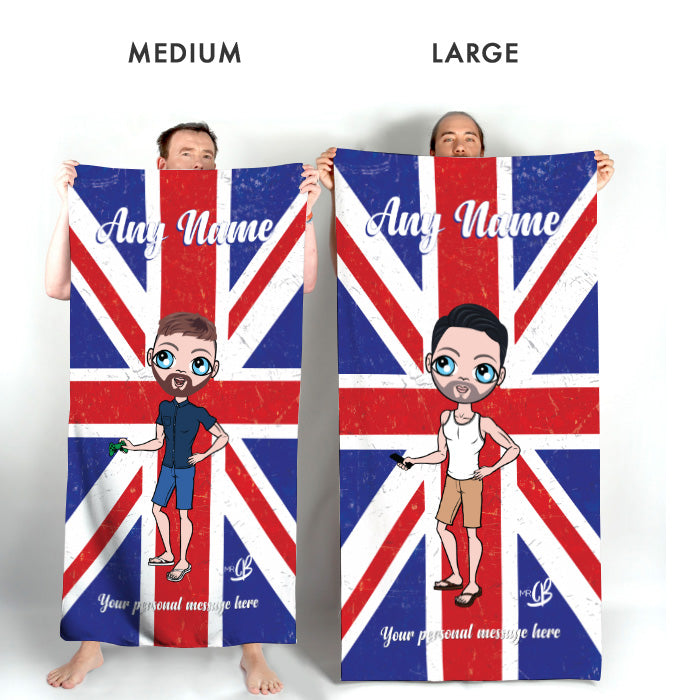 MrCB Union Jack Beach Towel