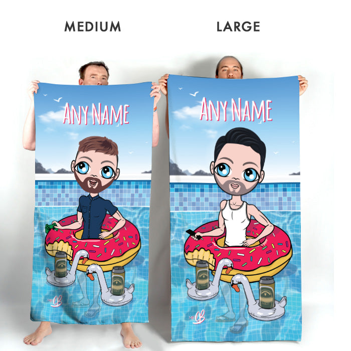 MrCB Pool Party Beach Towel