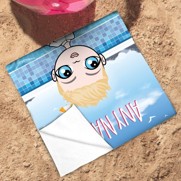 Jnr Boys Pool Party Beach Towel - Image 3