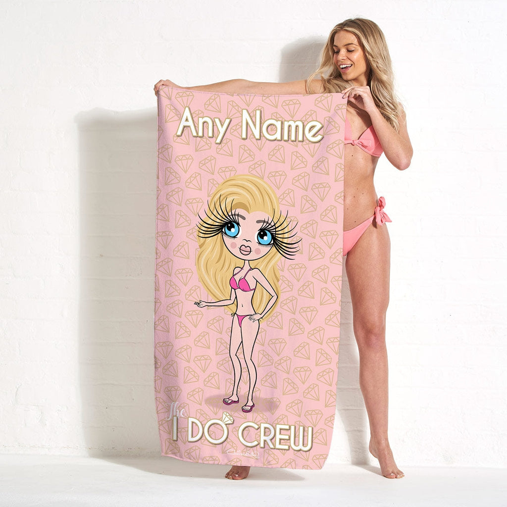 ClaireaBella I Do Crew Beach Towel - Image 3