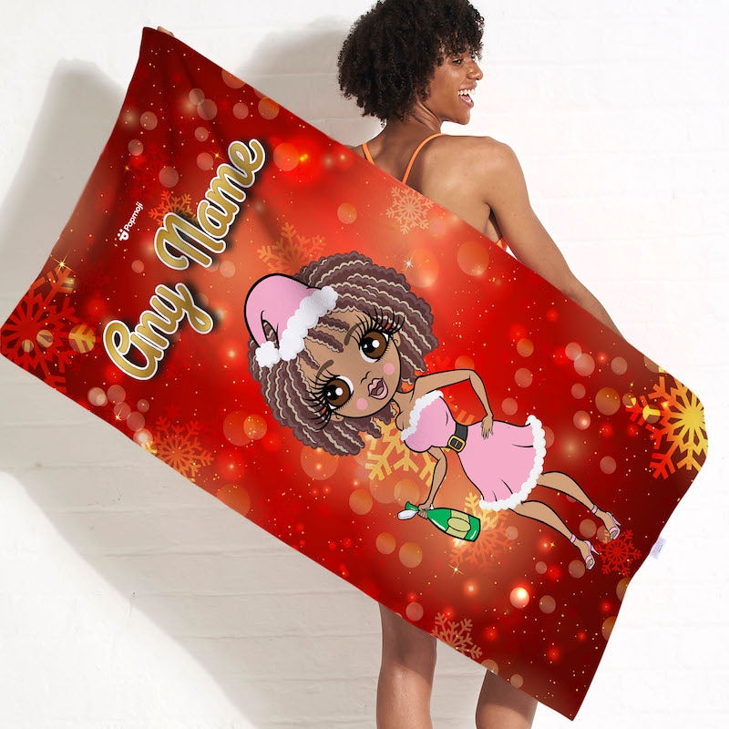 ClaireaBella Festive Sparkle Beach Towel - Image 3