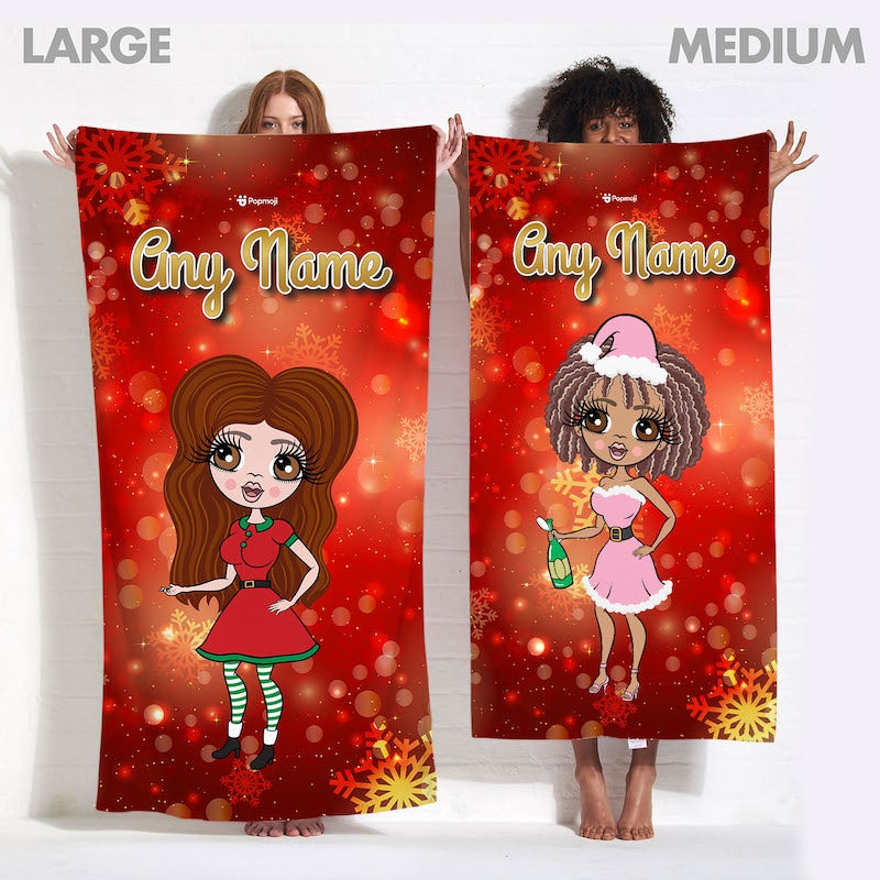 ClaireaBella Festive Sparkle Beach Towel - Image 5