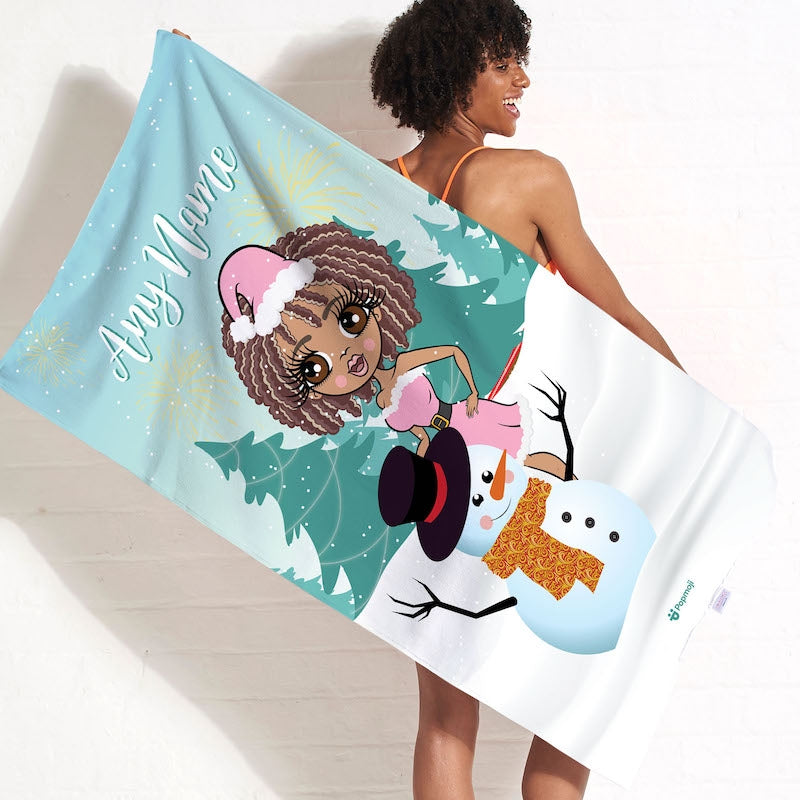 ClaireaBella Snow Fun Beach Towel - Image 5