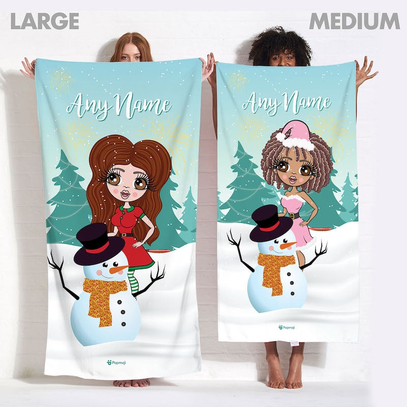 ClaireaBella Snow Fun Beach Towel - Image 4