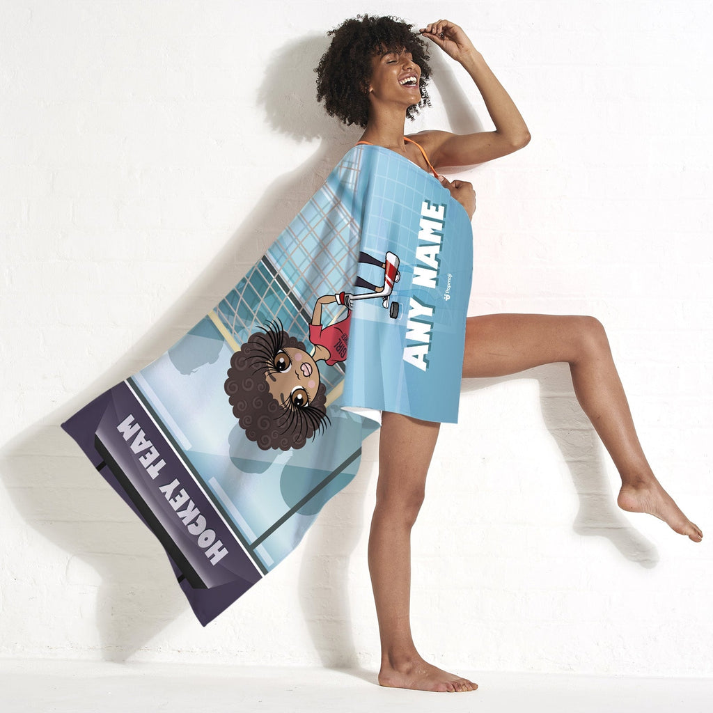 ClaireaBella Ice Hockey Beach Towel - Image 5