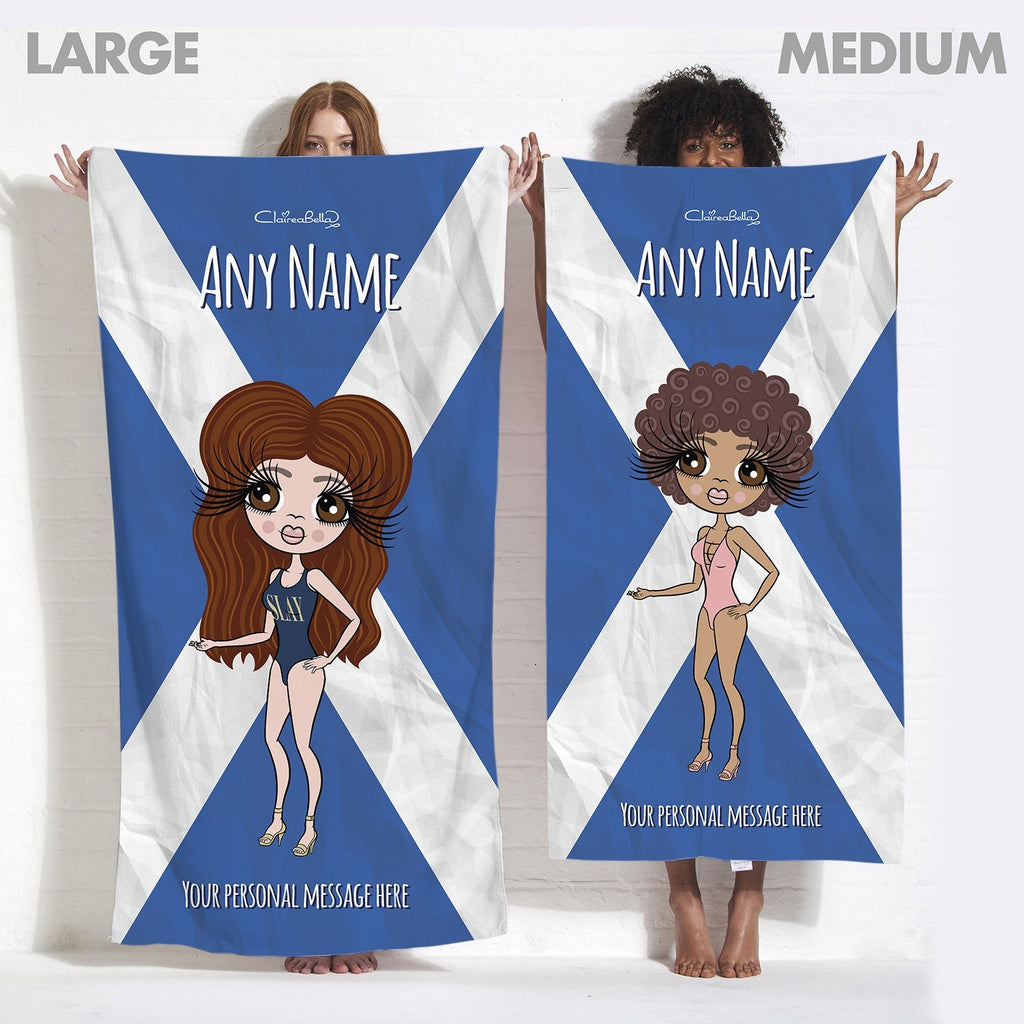 ClaireaBella Scottish Flag Beach Towel - Image 5