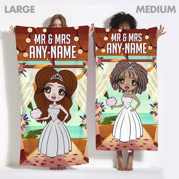 ClaireaBella Beach Ceremony Beach Towel - Image 3