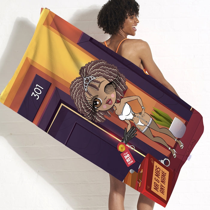 ClaireaBella Honeymoon Hotel Beach Towel - Image 1