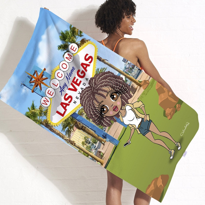 ClaireaBella Las Vegas Beach Towel - Image 1