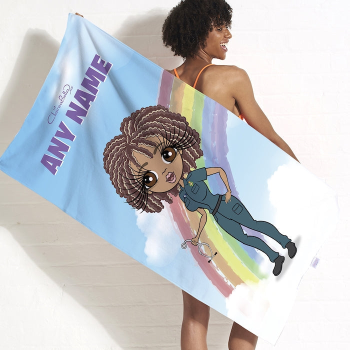 ClaireaBella Rainbow Beach Towel - Image 1