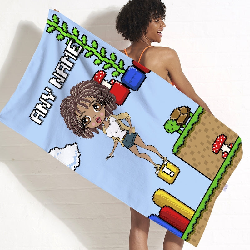 ClaireaBella Super Gamer Beach Towel - Image 1