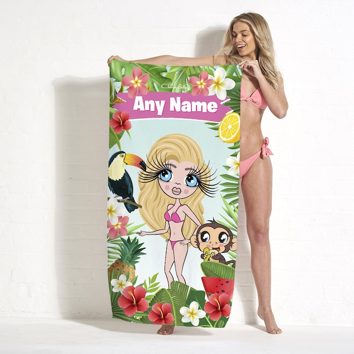 ClaireaBella Tropical Fun Beach Towel - Image 2