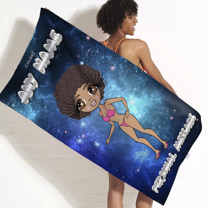 ClaireaBella Universe Beach Towel - Image 1