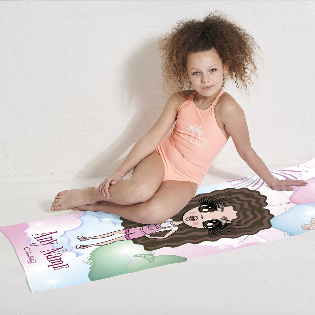 ClaireaBella Girls Magical Balloon Beach Towel - Image 2