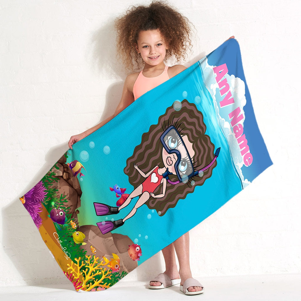 ClaireaBella Girls Scuba Beach Towel - Image 3