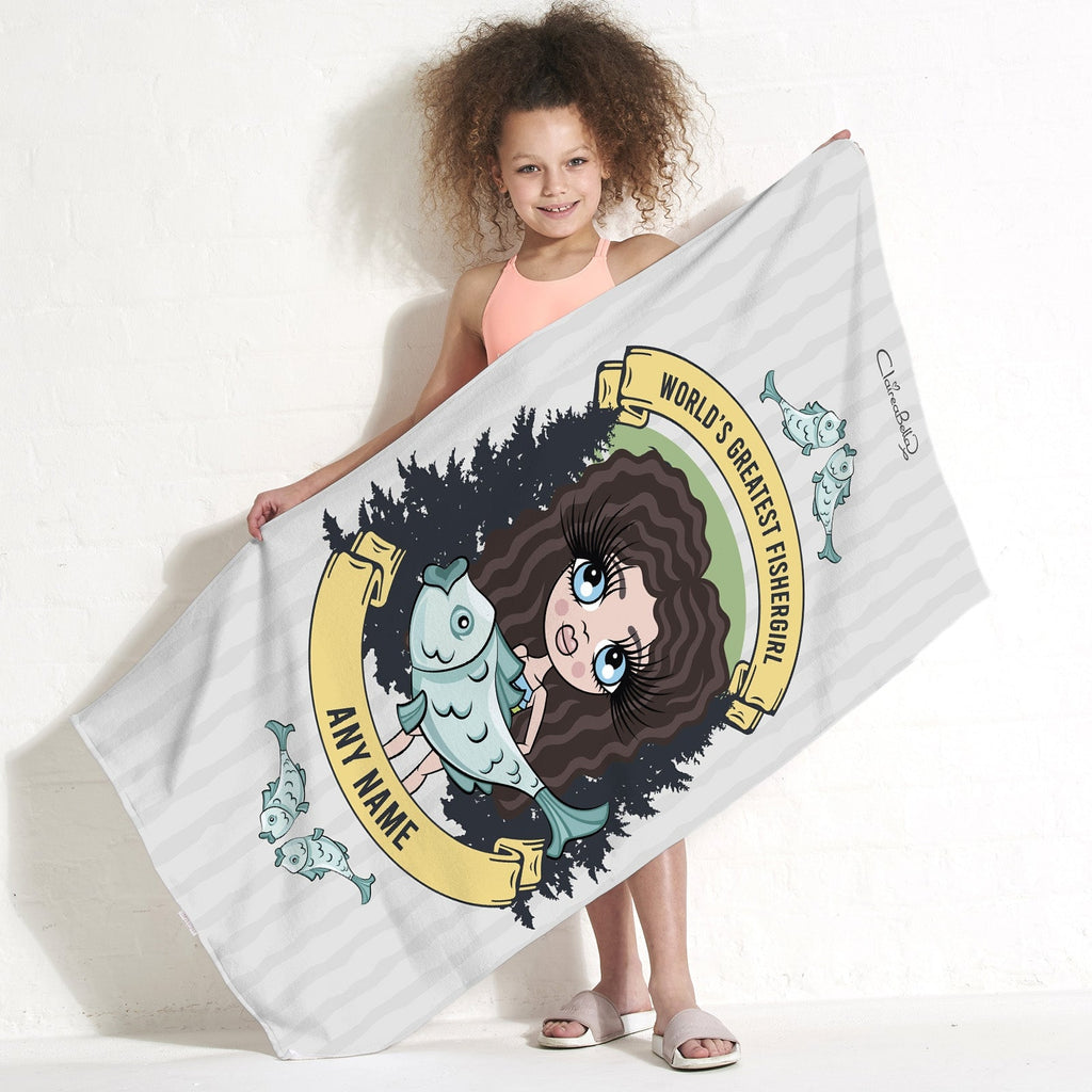 ClaireaBella Girls Fishergirl Beach Towel - Image 3