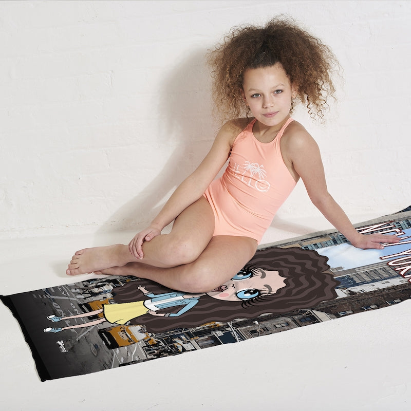 ClaireaBella Girls New York Beach Towel - Image 3