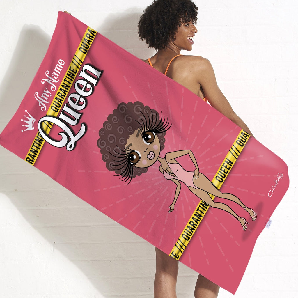 ClaireaBella Quarantine Queen Beach Towel - Image 1