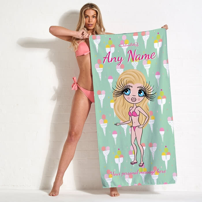 ClaireaBella Ice Cream Beach Towel - Image 11