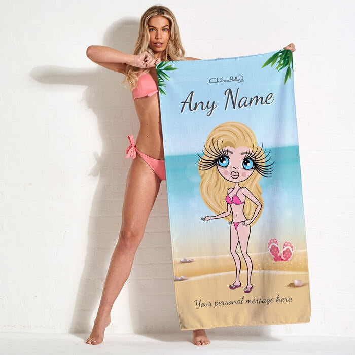 ClaireaBella Beach Print Beach Towel - Image 11