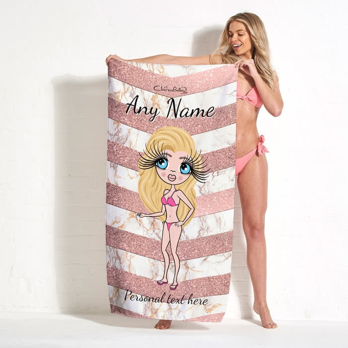 ClaireaBella Geo Chevron Beach Towel - Image 3