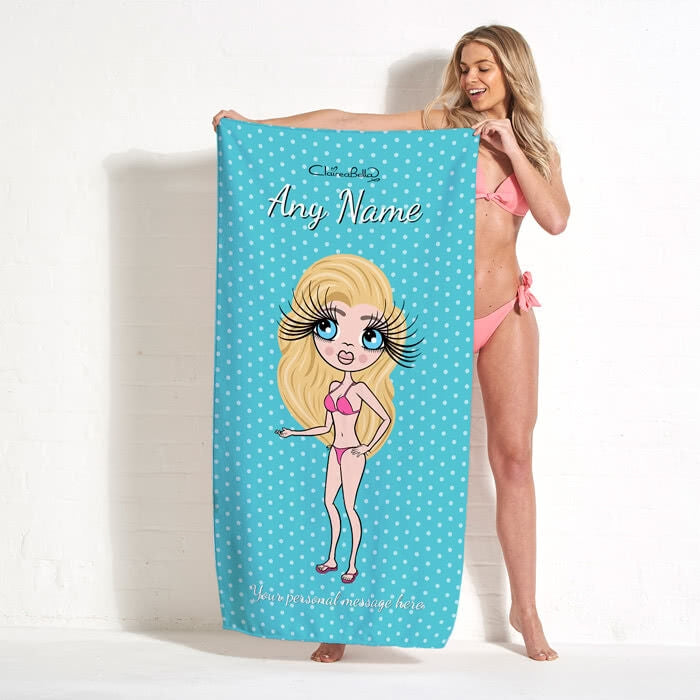 ClaireaBella Polka Dot Beach Towel - Image 11