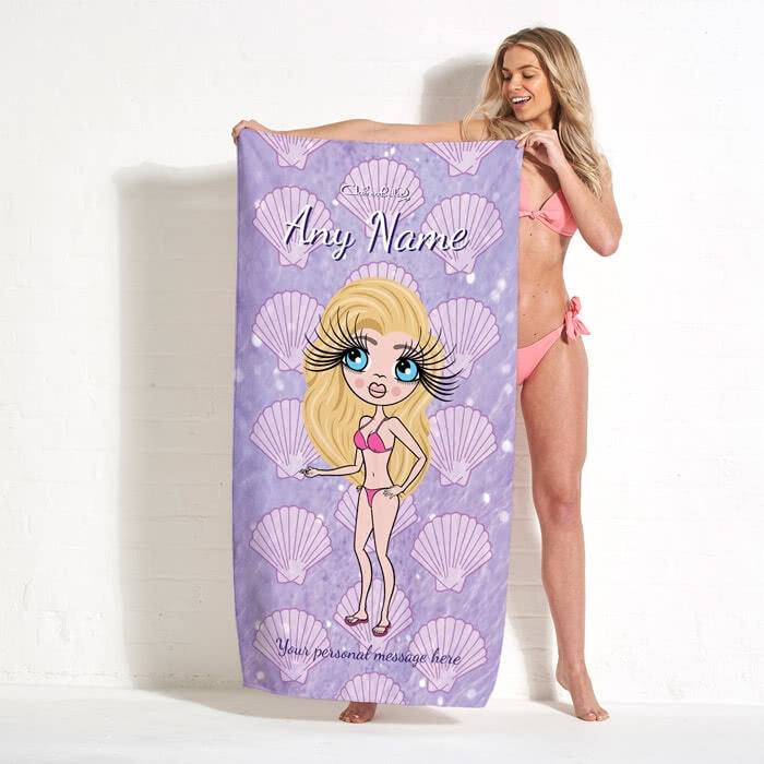 ClaireaBella Sea Shells Beach Towel - Image 5