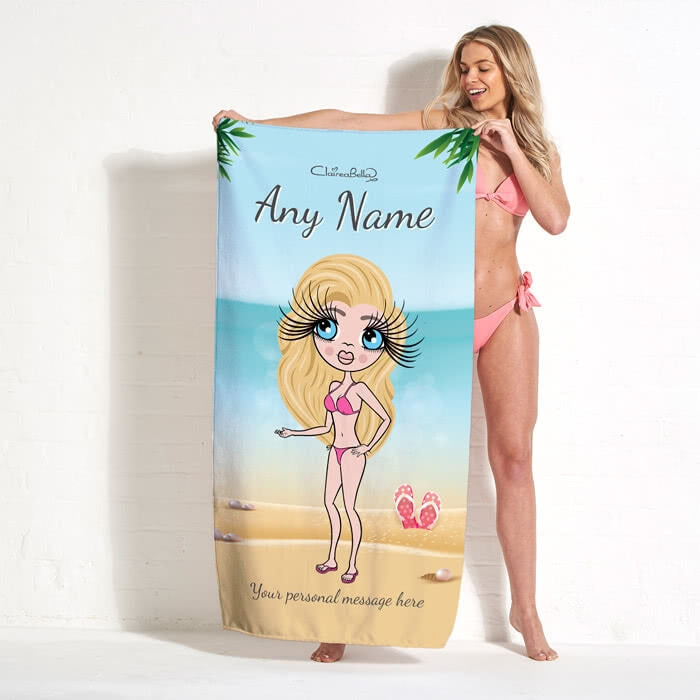 ClaireaBella Beach Print Beach Towel - Image 3