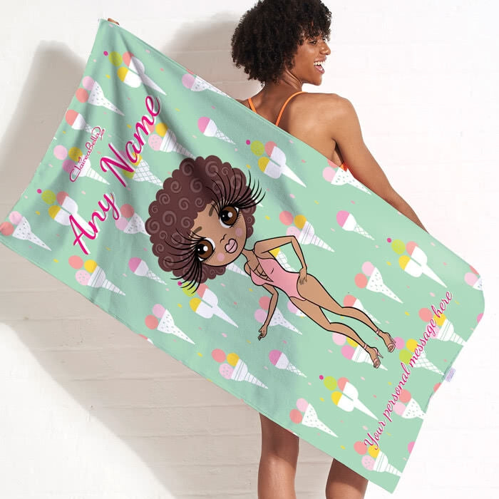 ClaireaBella Ice Cream Beach Towel - Image 5