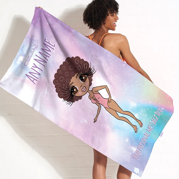 ClaireaBella Unicorn Colours Beach Towel - Image 7