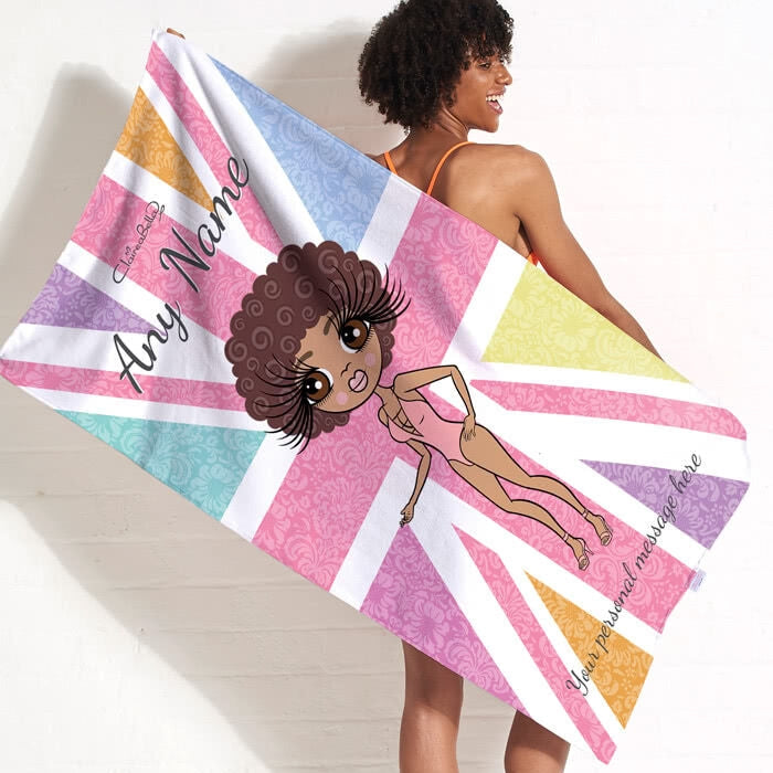 ClaireaBella Union Jack Beach Towel - Image 3