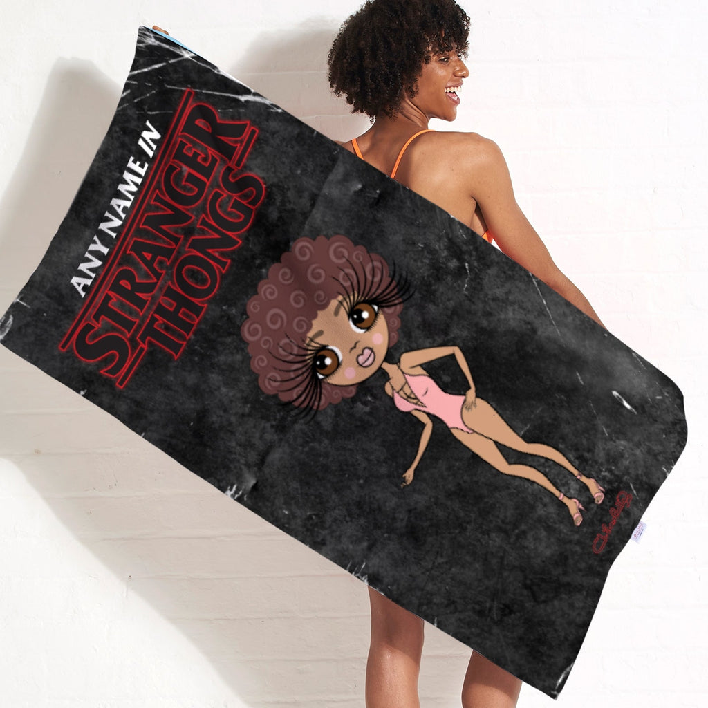 ClaireaBella Stranger Thongs Beach Towel - Image 4