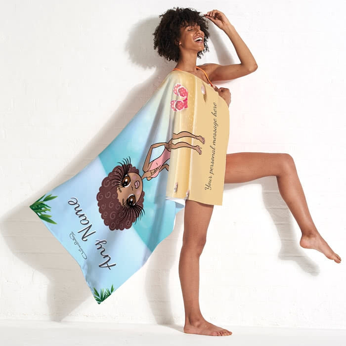 ClaireaBella Beach Print Beach Towel - Image 7