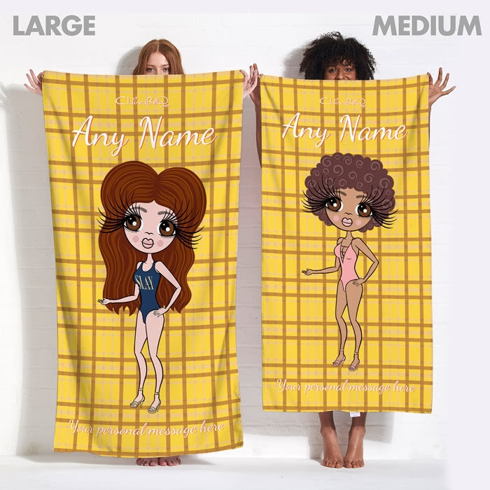 ClaireaBella Tartan Beach Towel - Image 13